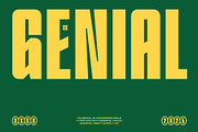 CS Genial – Condensed Font, a Sans Serif Font by Craft Supply Co. (Thumbnail 1 of 9)