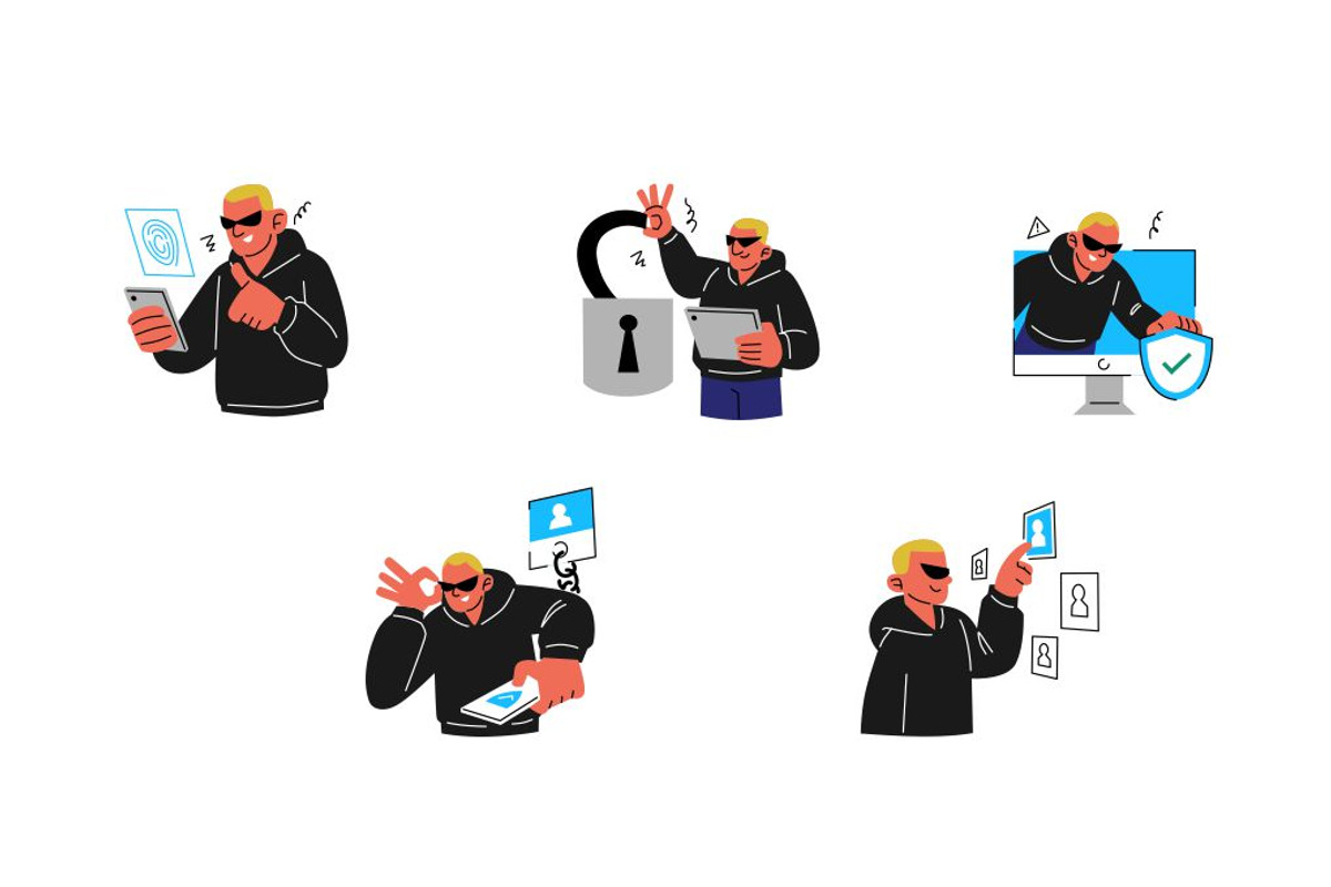 Character Cyber Security Style Vol 2, an Object Graphic by SLAB! Design (Photo 2 of 3)