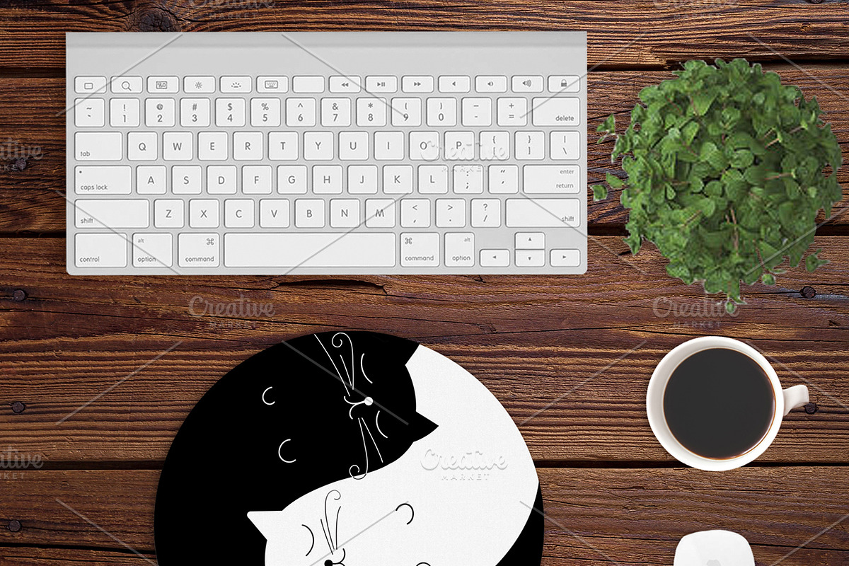 Mousepad mockup, a Product Mockup by Narais (Photo 1 of 5)