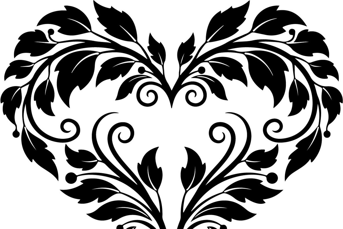 Decorative Heart Silhouette Bundle, an Illustration by Designs_River (Photo 43 of 45)