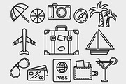 Travel Set Outlined & Colored, an Icon by DeniseUytiepo (Thumbnail 3 of 5)