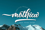 Mothica Script, a Script Font by Olexstudio (Thumbnail 1 of 6)