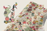 Incredible Circus, a Pattern Graphic by HannaSymo (Thumbnail 5 of 11)