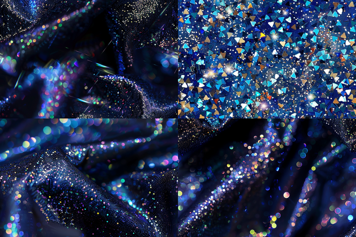 Navy Holographic Glitter Seamless, a Pattern Graphic by PrintablesByFranklyn (Photo 2 of 6)