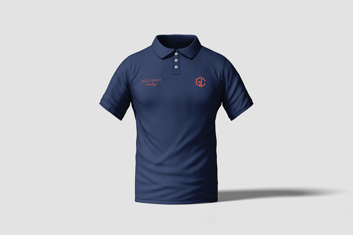 High Quality Polo Shirt Mockup, a Shirt Mockup by graphiccrew (Photo 6 of 13)