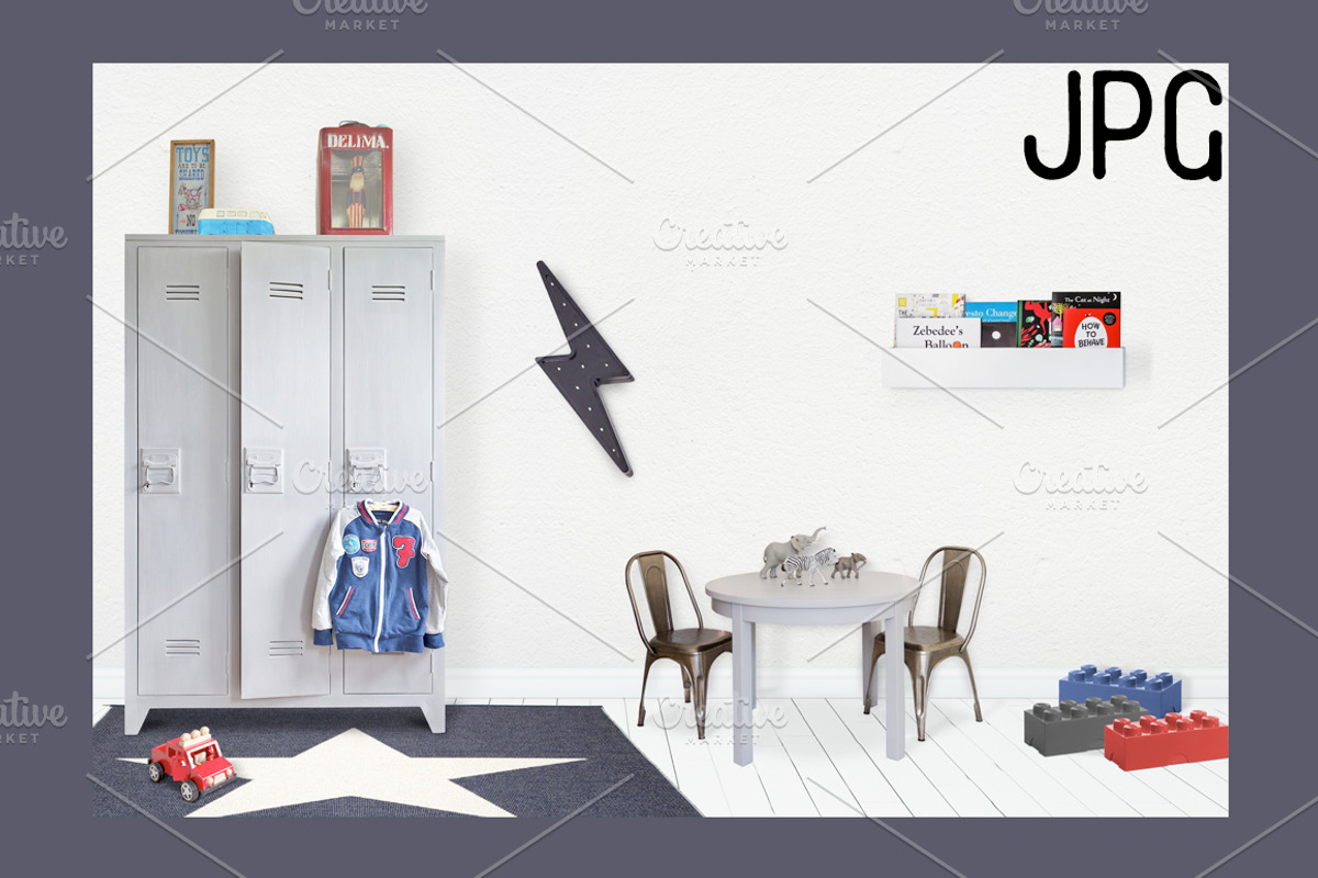 Kids Room Wall/Frame Mock Up 8, a Print Template by Whimsicality (Photo 3 of 4)