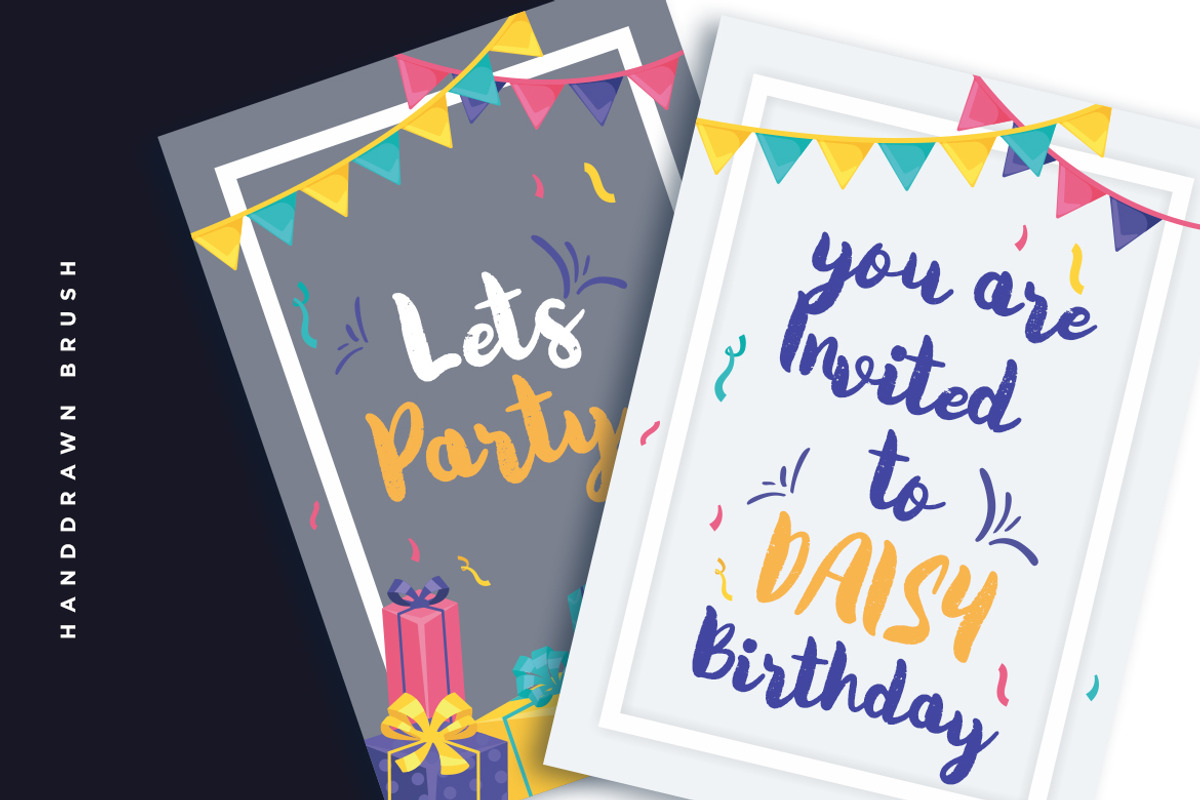 Quicksliver Brush Advertisement Font preview 3