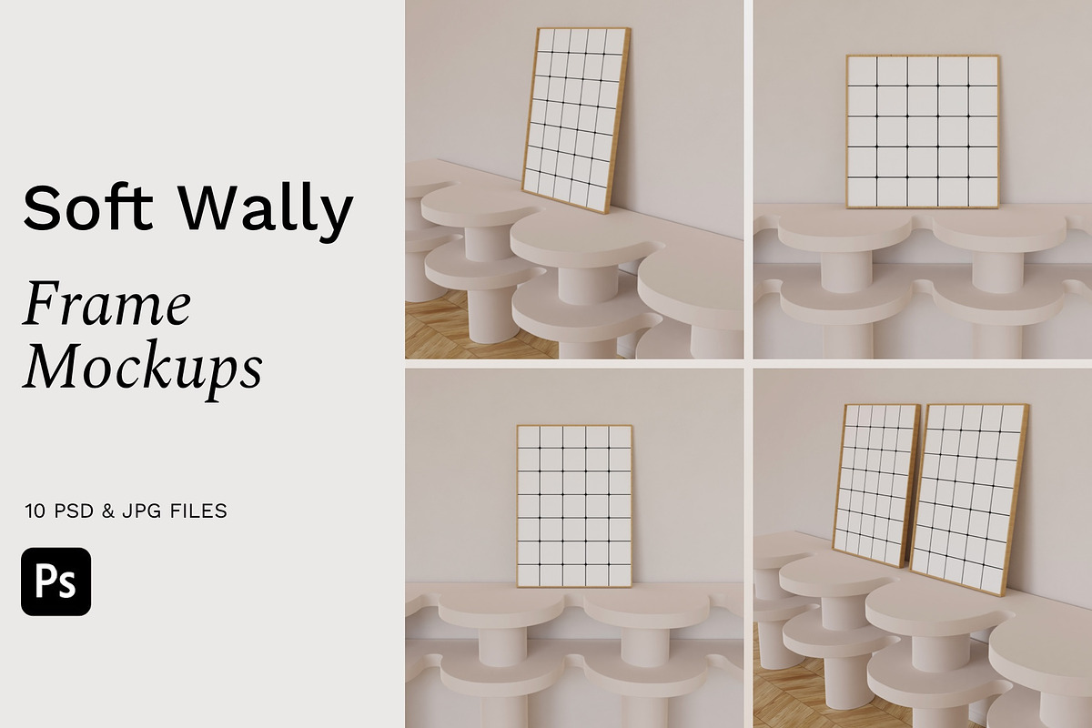 SOFT WALLY Frame Mockup Bundle, a Product Mockup by Bonumo (Photo 1 of 21)
