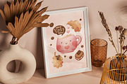 Cozy Autumn Fall Sticker Set., an Object Illustration by RabbitAndPencil (Thumbnail 7 of 8)