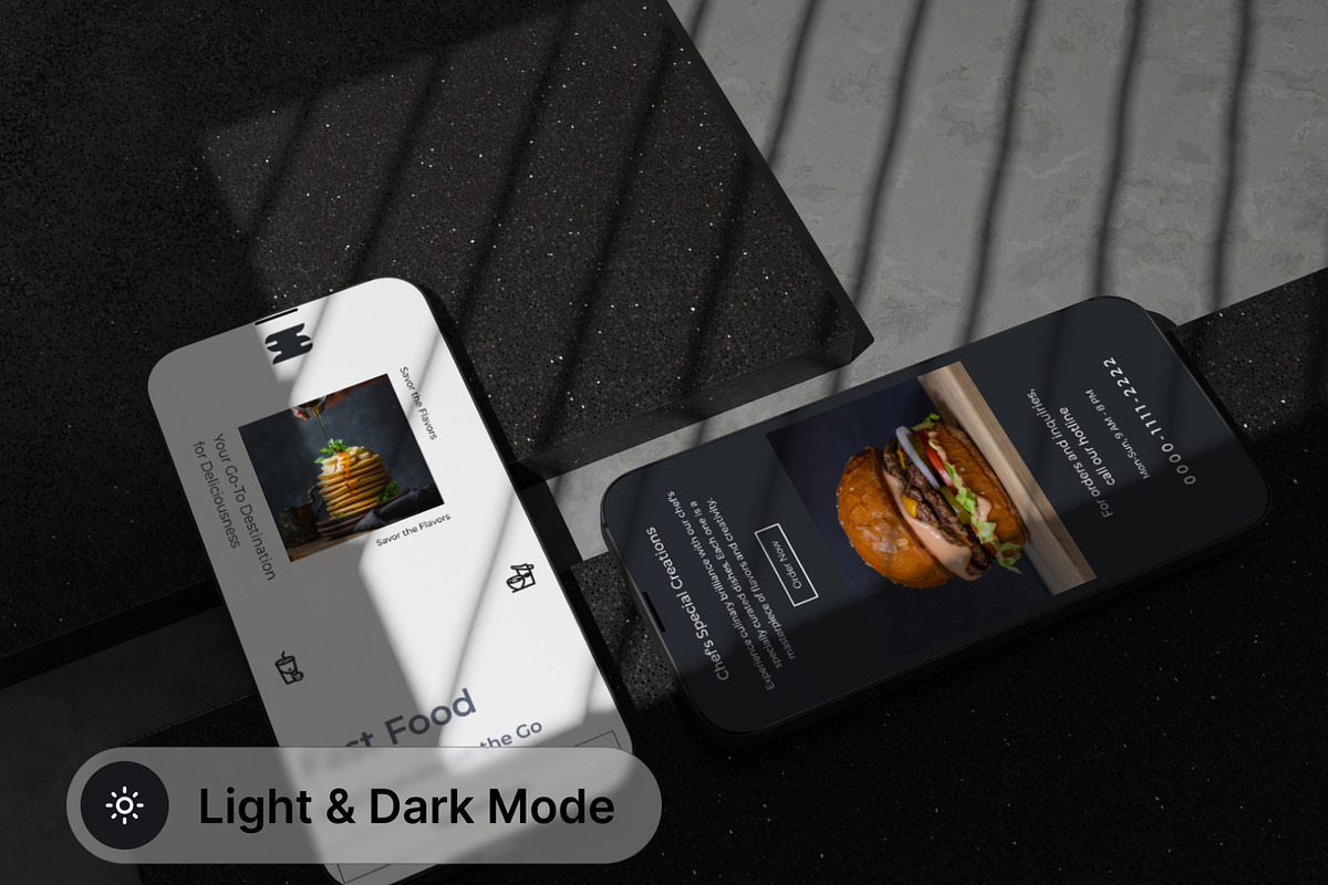 Restoo - Restaurant UI Kit, an UI Kit Template by hiddemaru (Photo 5 of 8)