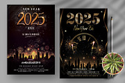 2025 New Year - 4 Flyer Templates, a Flyer Template by PixelsDesign (Thumbnail 2 of 3)