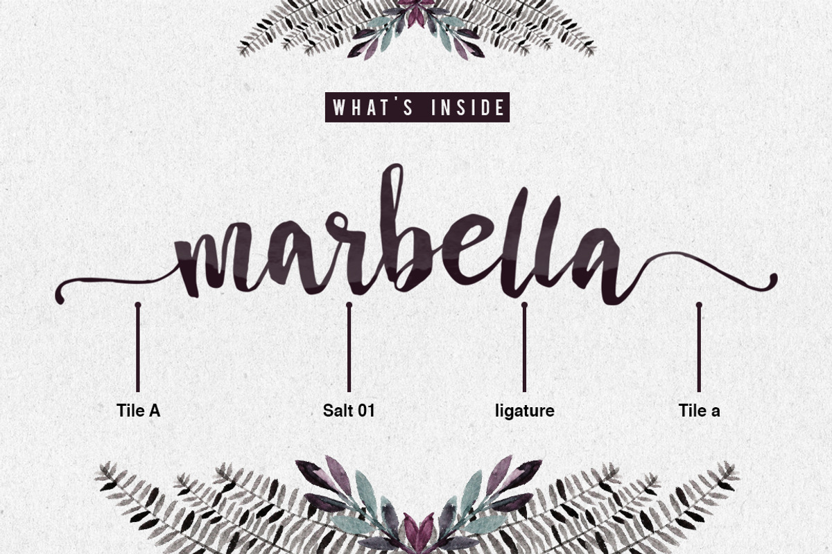 Marbella Typeface preview 3