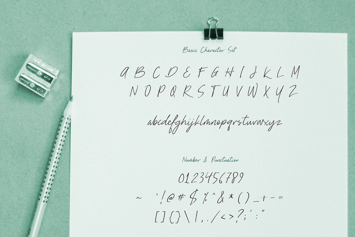 Nathallie, a Handwritten Font by rudiSasori (Photo 10 of 12)
