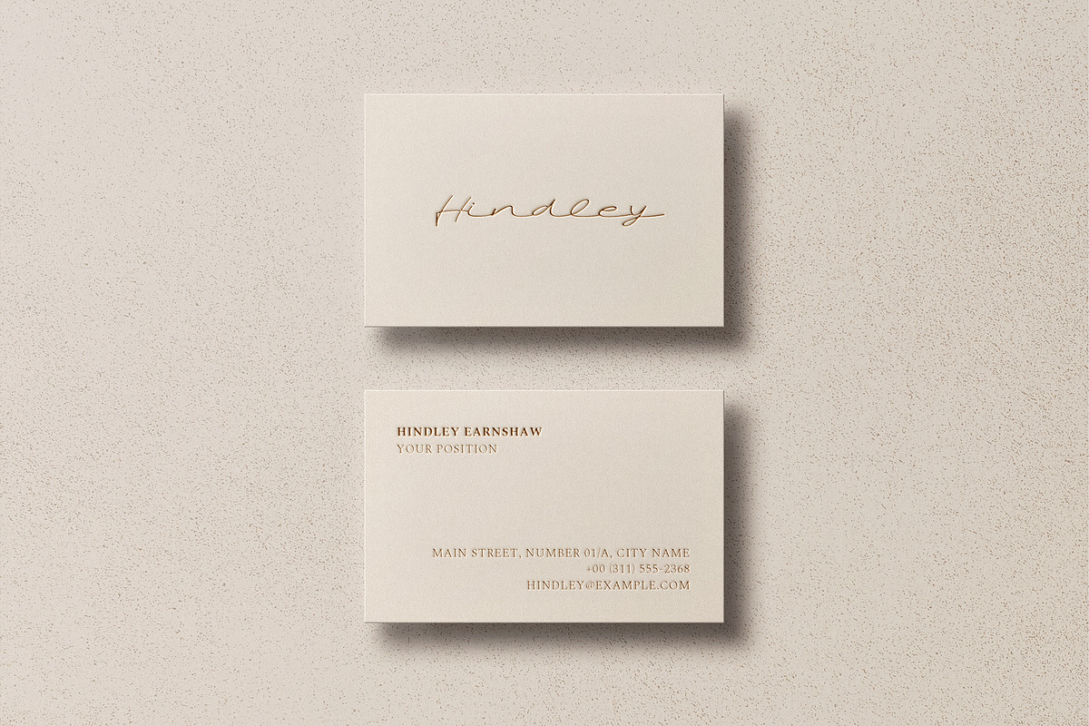 Business Card Mockup Template Logo, a Business Card Template by PrintPixel (Photo 3 of 8)