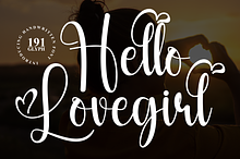 Hello Lovegirl | Script Font