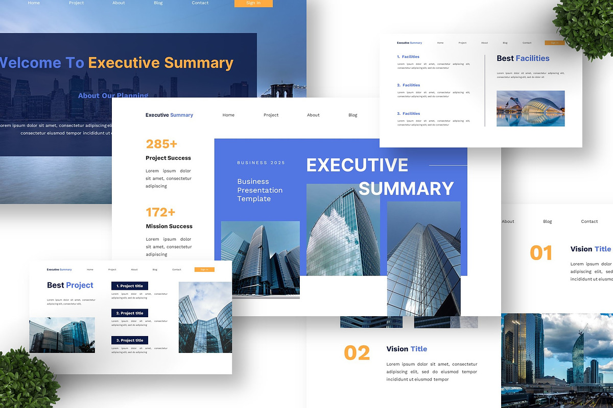 Executive Summary - Business PPT preview 3