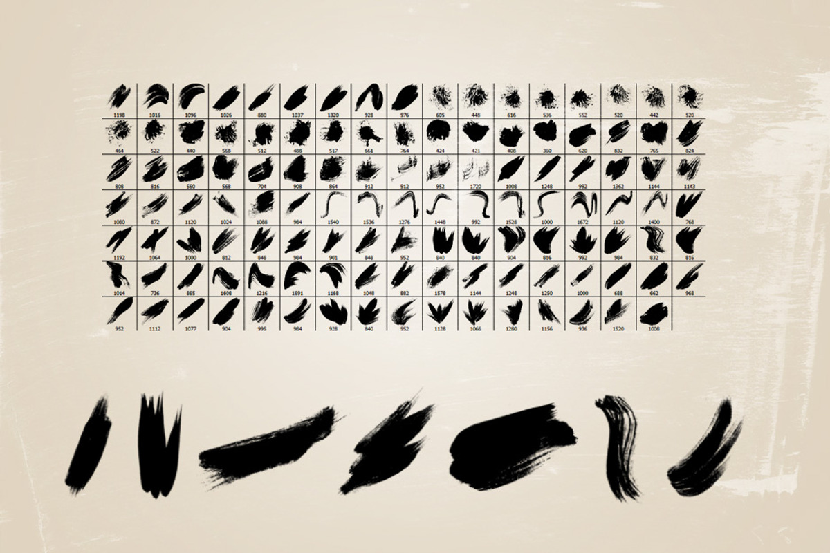 118 Handcrafted Watercolor Brushes, a Brush Add-On by Layerform Design Co. (Photo 2 of 3)