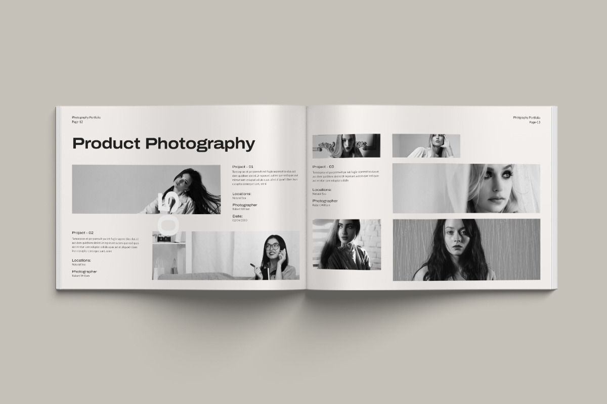 Photographer Portfolio Landscape, a Brochure Template by Pixelpick (Photo 7 of 9)