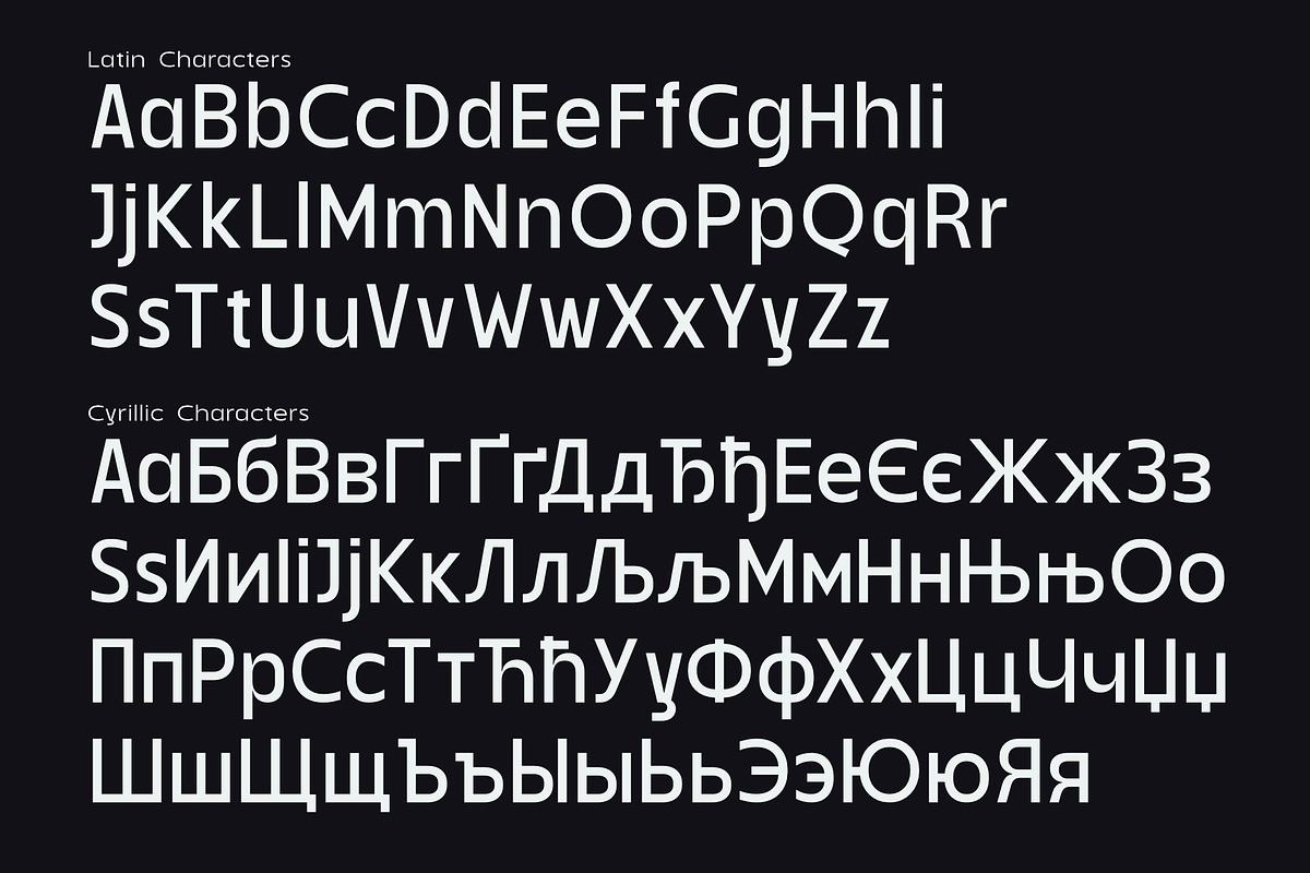 Renco – A Modern Geometric Typeface, a Sans Serif Font by Sign Studio (Photo 13 of 15)