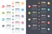 Timelines Infographics - Bundle 2, a Graphic by PixMarket (Thumbnail 2 of 5)
