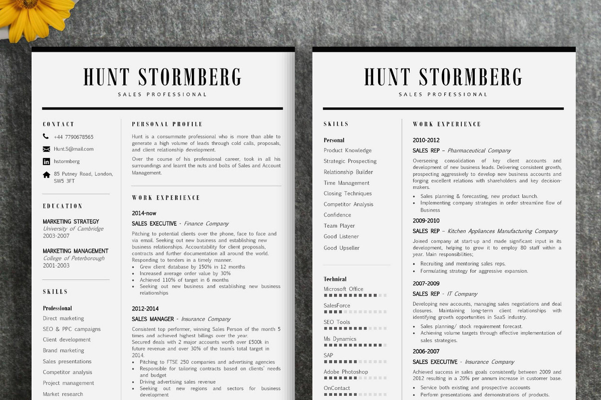 Resume Template | Hunt, a Resume Template by ResumeWorkshop (Photo 2 of 5)