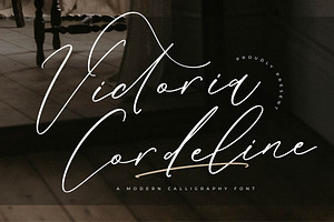 Victoria Cordeline A Modern Font