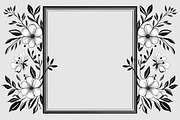 Elegant Floral Frame Bundle, an Illustration by Creativeshirt (Thumbnail 6 of 9)