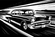 Classic Muscle Car SVG Bundle, an Object Graphic by jahid234 (Thumbnail 12 of 12)
