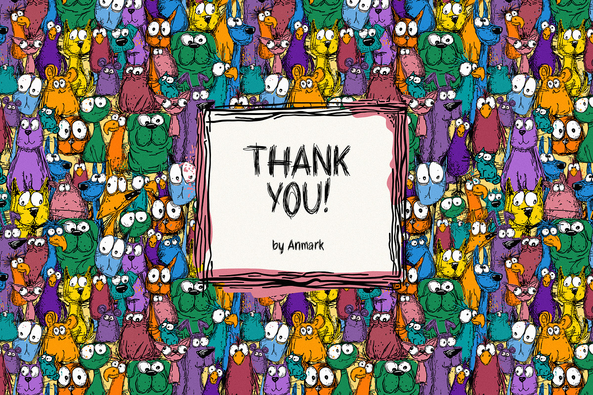 Pet Doodle Party. Clipart & Patterns, a Pattern Graphic by AnMark (Photo 14 of 14)