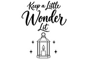 Keep a Little Wonder Lit SVG, an Object Illustration by Ghagra (Thumbnail 2 of 6)