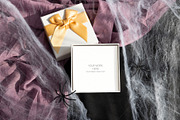 Halloween Box Mockup Square Cardfall, an Advertising Mockup by PawMockups (Thumbnail 2 of 10)
