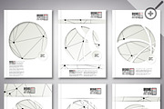 Brochure template with molecules, a Technology Illustration by VectorShop (Thumbnail 2 of 5)