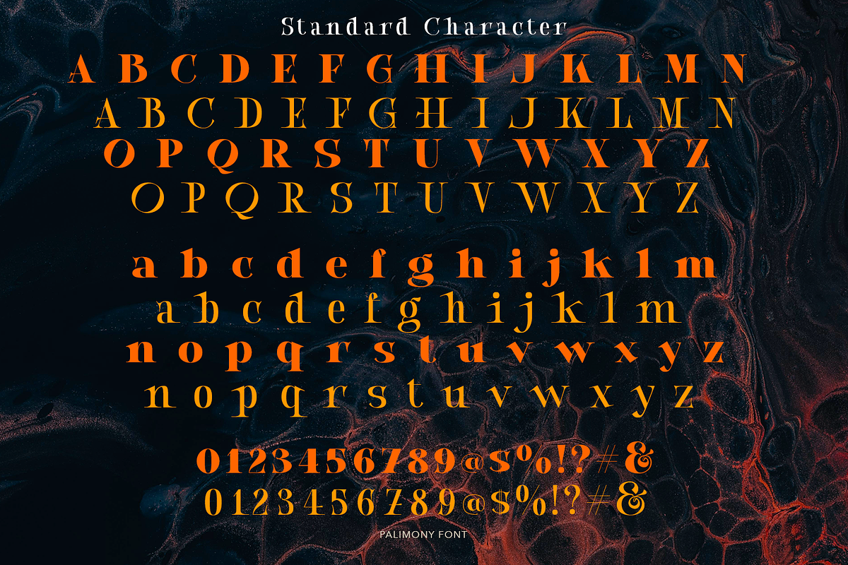 Palimony Luxury Serif, a Font by TypeClassHeroes (Photo 14 of 15)