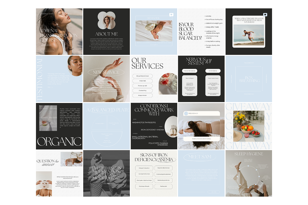 Wellness Coach Template Bundle, a Social Media Template by digitaldispositions (Photo 8 of 8)