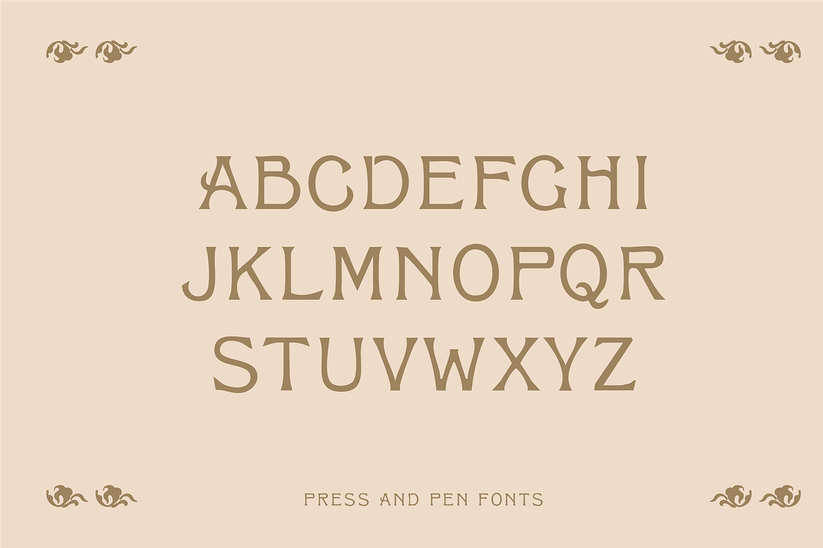 Hoxton: Elegant Serif, a Font by Press & Pen (Photo 2 of 8)
