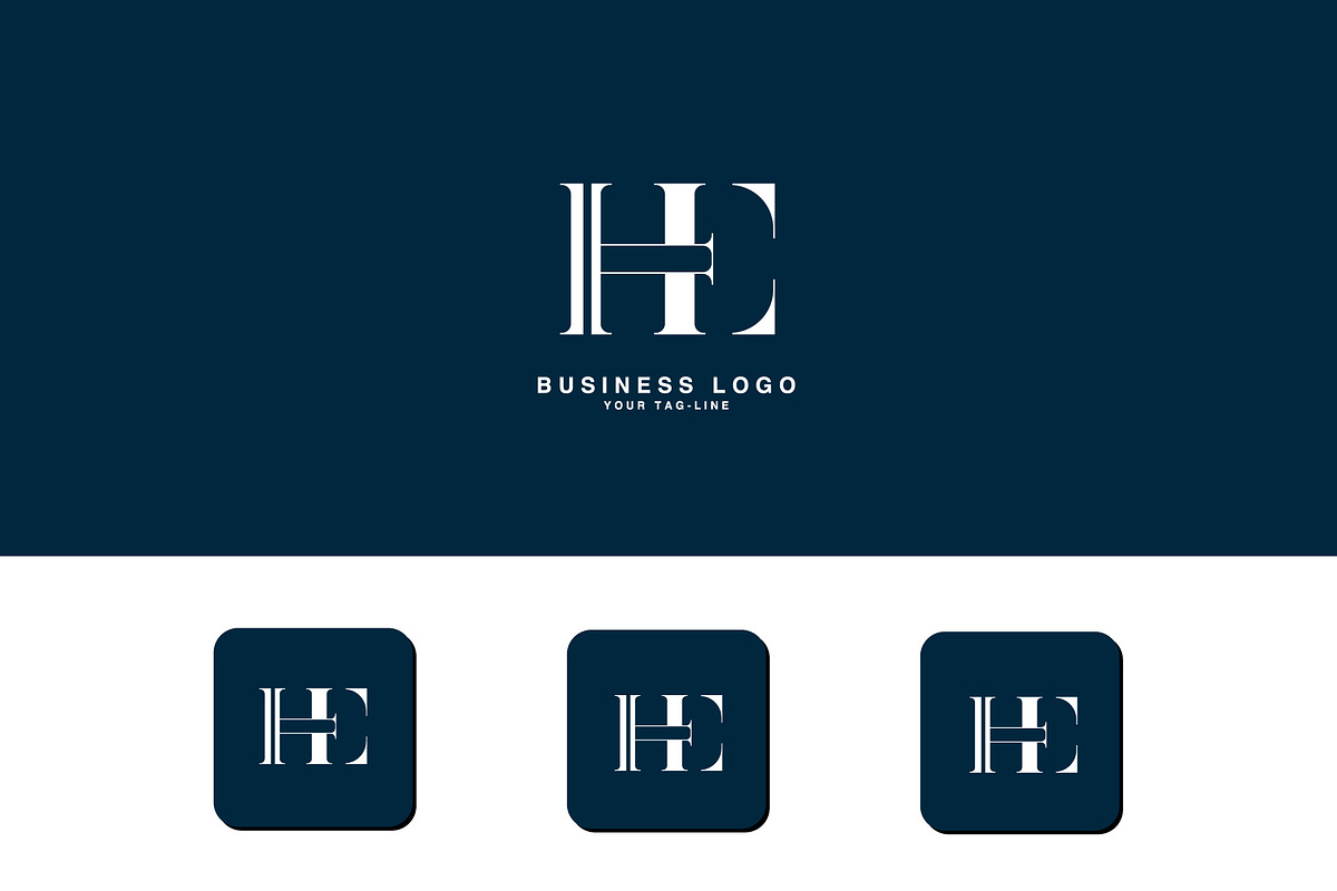 HE, EH, Abstract Logo design, a Branding & Logo Template by art_creater