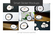 Sticker Mockups Smart Art, a Product Mockup by Studio Meraki (Thumbnail 2 of 5)