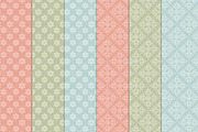Pastel Christmas Wreaths & Patterns, an Illustration by Amanda Ilkov (Thumbnail 5 of 5)