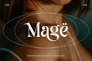 Mage - Modern Sharp Serif, a Serif Font by Pandeka Studio (Thumbnail 1 of 12)