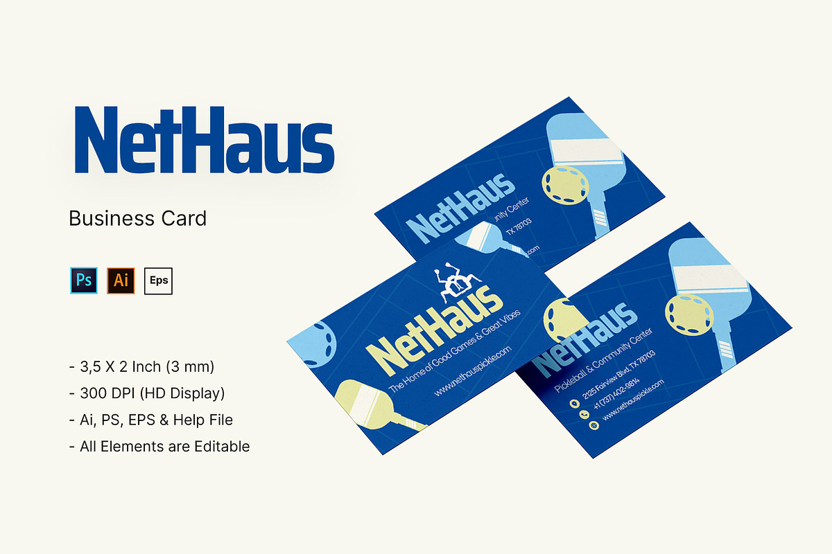 NetHaus - Business Card, a Business Card Template by StreaksideStd (Photo 3 of 3)
