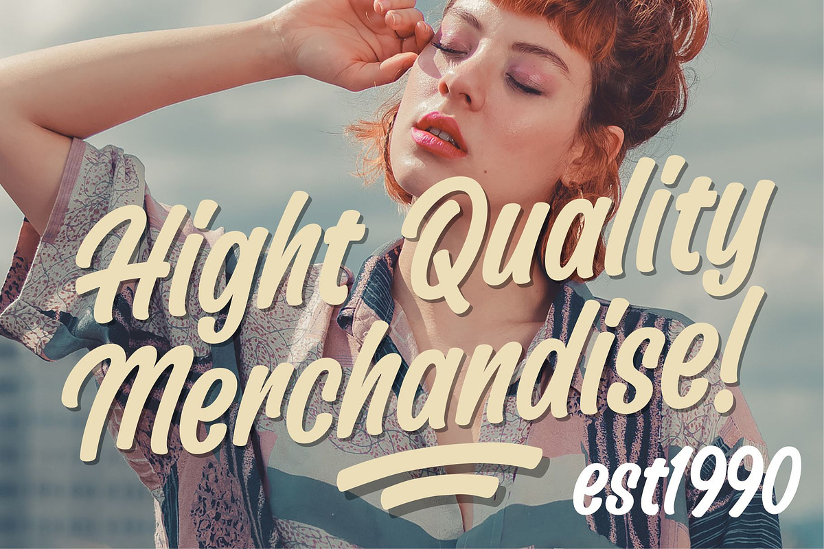 Orittish | Lettering Brand Font, a Script Font by HanzelSpace Studio (Photo 7 of 8)