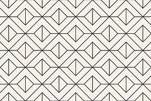 Geometric Seamless Patterns Set 18