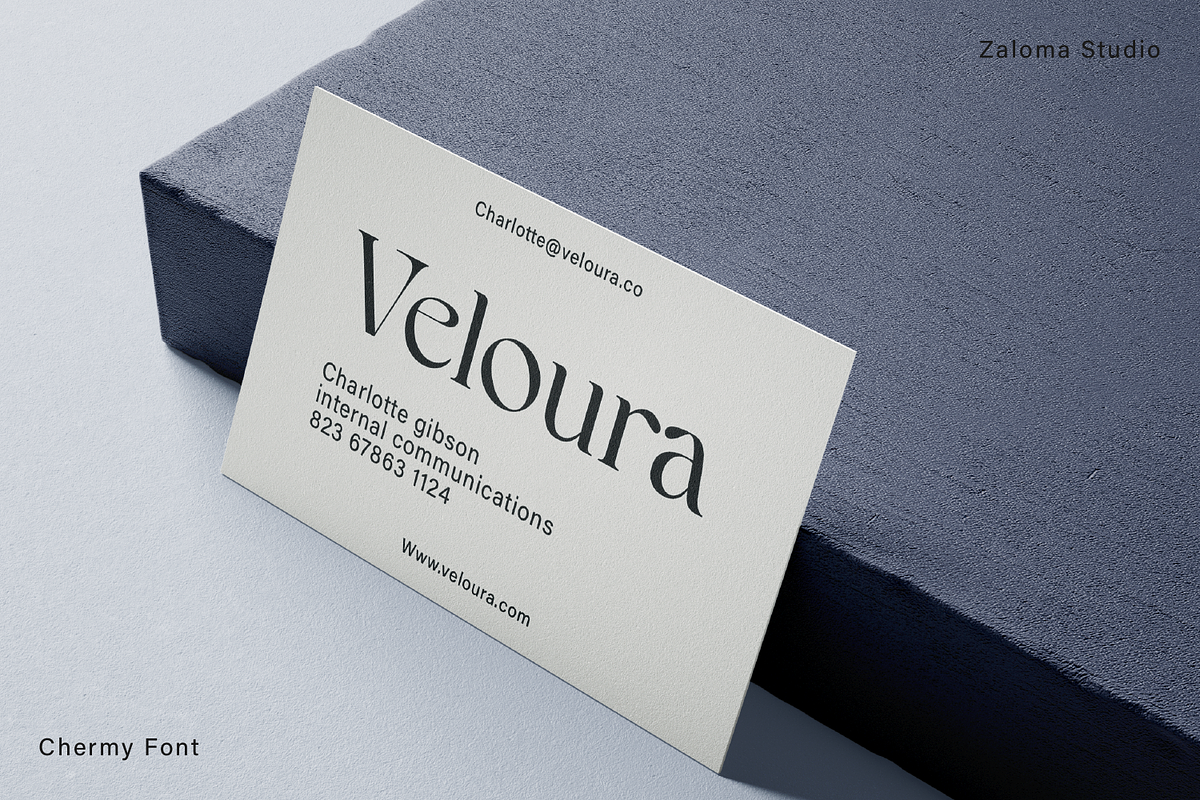 Chermy, a Serif Font by Zaloma Studio (Photo 4 of 17)
