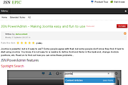 JSN Epic - Responsive Business Theme, a Websites & App Template by JoomlaShine (Thumbnail 3 of 5)