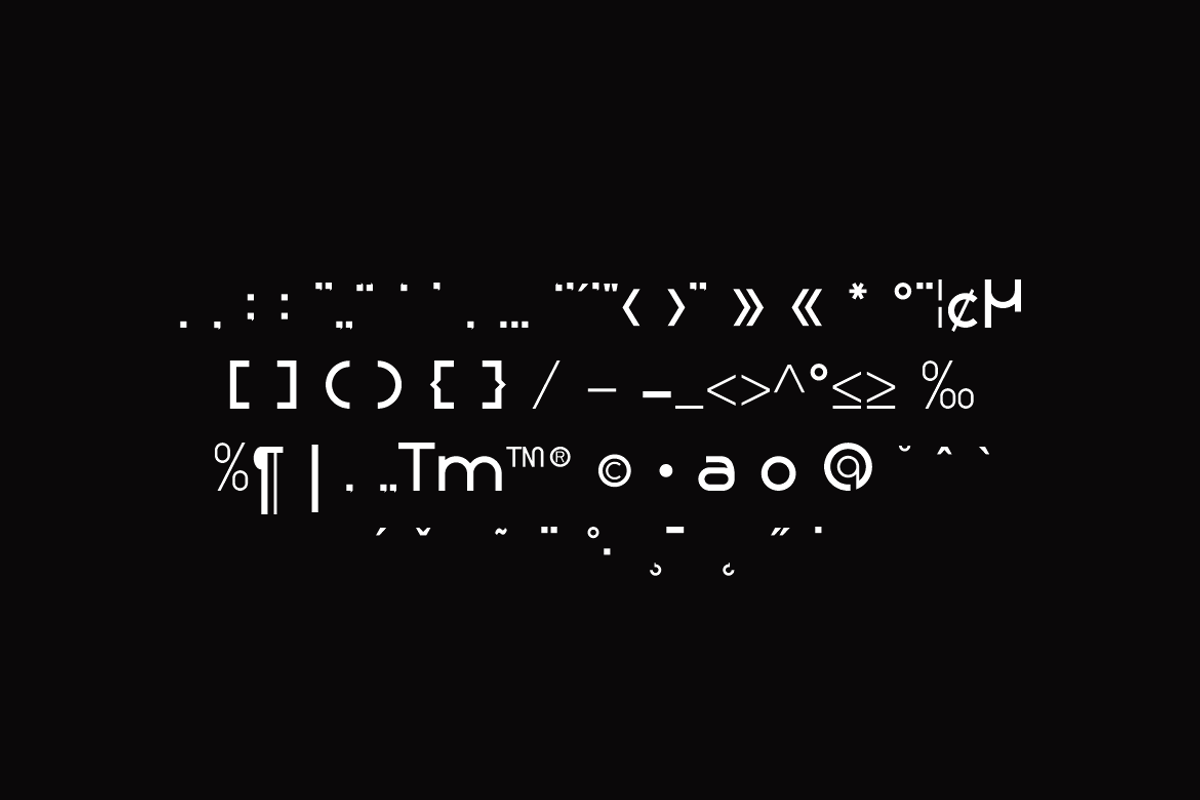 Gumoye Modern Experimental Bold Font, a Sans Serif Font by QR Design Studio (Photo 10 of 11)