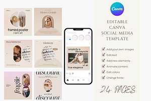 Social Media Template Canva