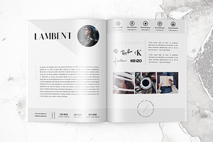 5 Page Media Kit Template, a Stationery Template by Eesome Design Studio