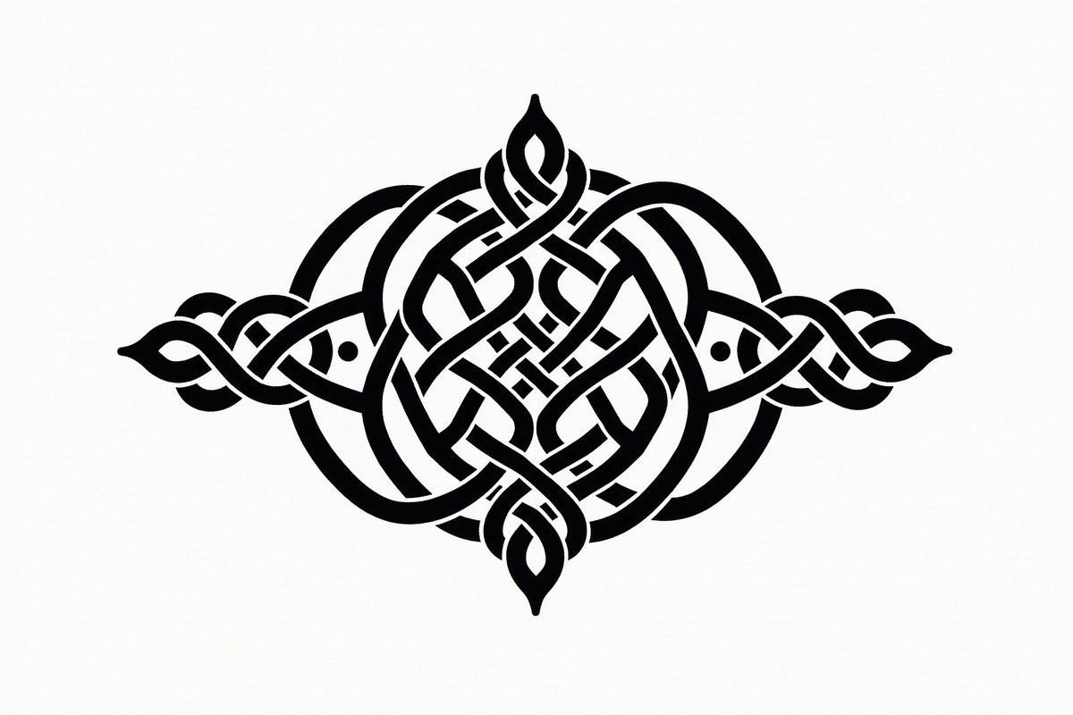 Celtic Tribal Tattoo Knot Bundle, an Illustration by hafijul (Photo 8 of 9)