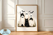 Cowgirl Ghost BOO Western PNG, a Seasonal Illustration by Daily.Designs (Thumbnail 5 of 5)