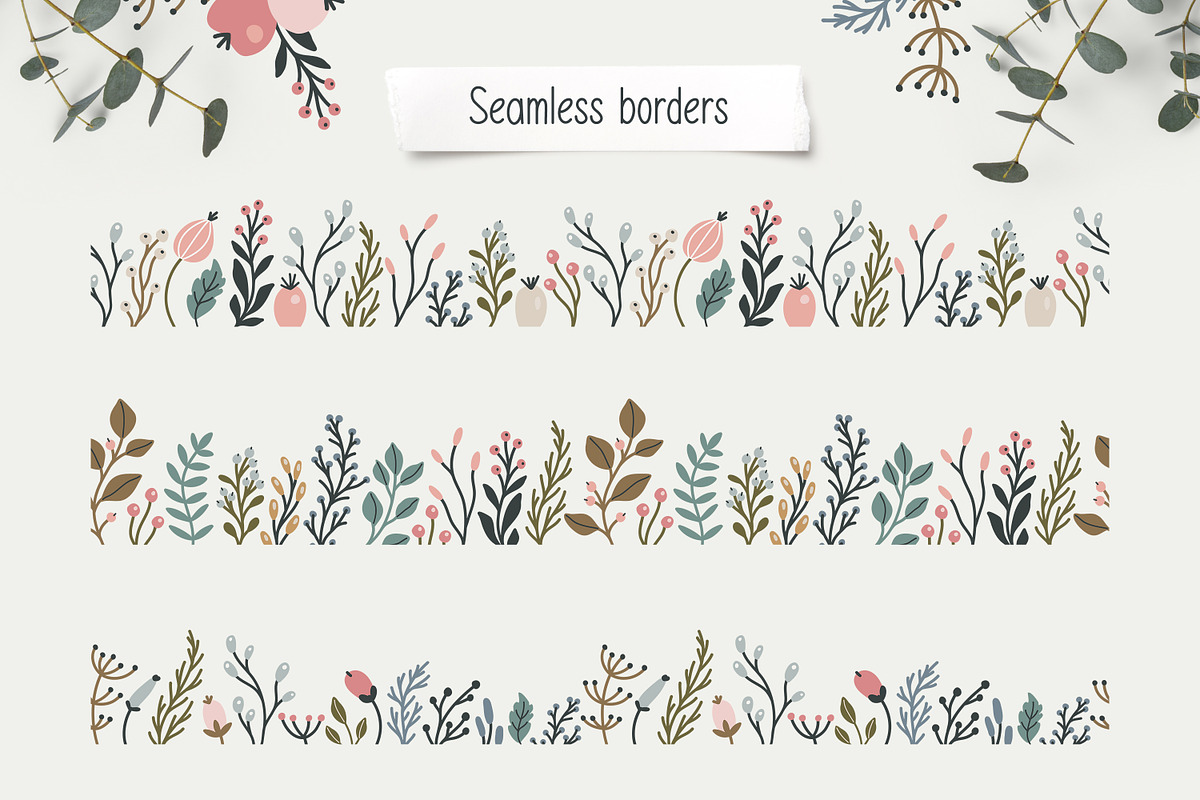 Nordic Berries Vector Collection, a Pattern Graphic by Little Nordic Atelier (Photo 9 of 11)